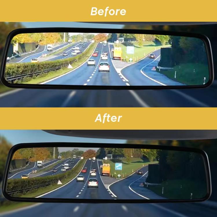 Inverted Triangle 55x250mm Car Interior Rearview Mirror Anti-Glare Film Large Size Anti-Reflective Film - Auto Film by buy2fix | Online Shopping UK | buy2fix