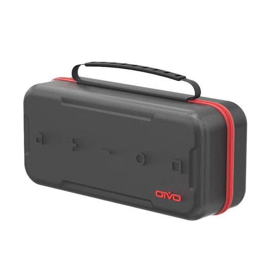 For Nintendo Switch 2 OIVO Large-Capacity EVA Carrying Case With Built-In Stand, 24 Game Card Slots(Black Red) - Bags by OIVO | Online Shopping UK | buy2fix