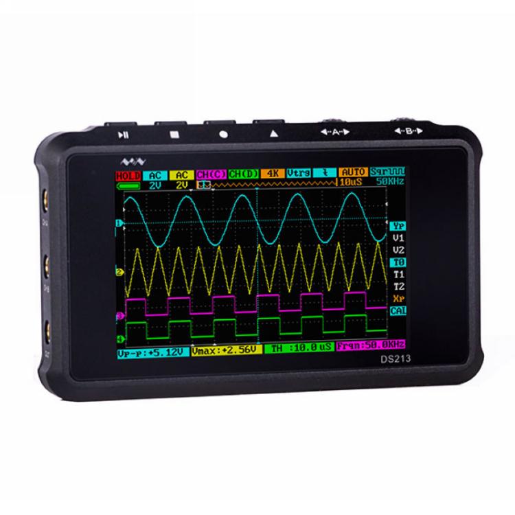 Mini Handheld Digital Storage Four-channel Automobile Maintenance Oscilloscope(DS213) - Other Tester Tool by buy2fix | Online Shopping UK | buy2fix
