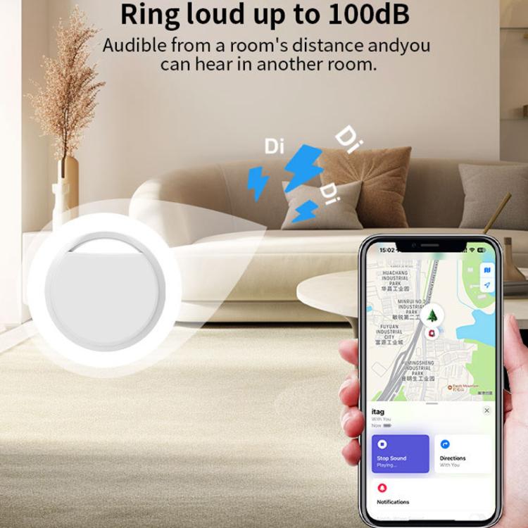 For Apple Bluetooth Pet Tracking Smart Anti-lost Locator(Pink) - Personal Tracker by buy2fix | Online Shopping UK | buy2fix
