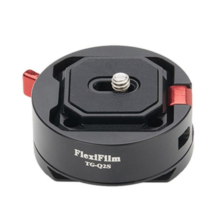 FlexiFilm TG-Q2S Aluminum Alloy Arca Quick Release Plate Gimbal Slide Rail Quick Release Parts(Red) - Quick Release Plate by FlexiFilm | Online Shopping UK | buy2fix