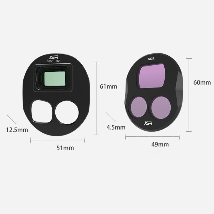 For DJI Mavic 4 Pro JSR Wide Angle Lens Aerial Lens Accessories, Style: WIDE+ND32+ND64+ND1000 - Lens Filter by JSR | Online Shopping UK | buy2fix