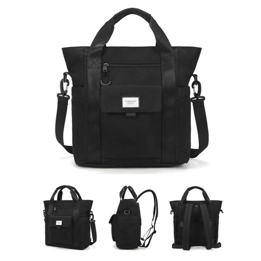 Tigernu 3 In 1 Backpack Female Should Bag Large Capacity Lightweight Tote with 14-inch Laptop Compartment(Black) - Backpack by Tigernu | Online Shopping UK | buy2fix
