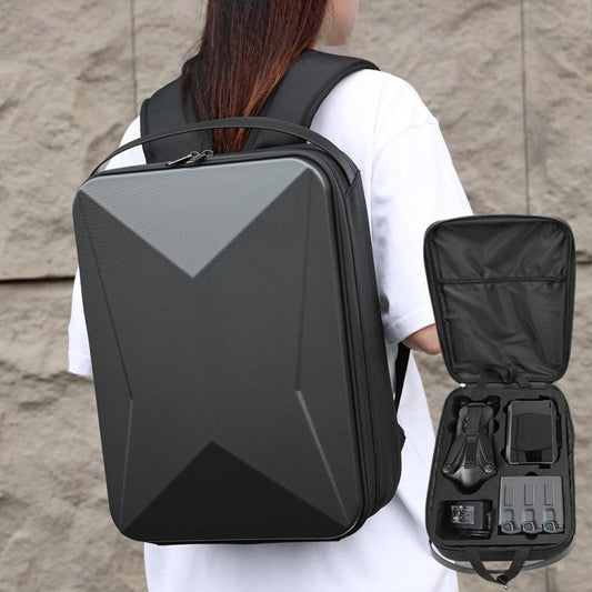 For DJI Mavic 4 Pro Fly More Combo / Creator Combo BKANO Hard Shell Backpack Storage Bag(Black) - Backpacks & Bags by BKANO | Online Shopping UK | buy2fix