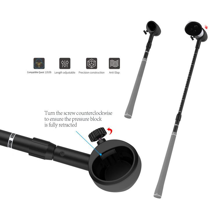 For Meta Quest 3S / 3 / 2 DOBE TY-3881 Handle Golf Club Universal Sports Club Grip - VR Accessories by buy2fix | Online Shopping UK | buy2fix