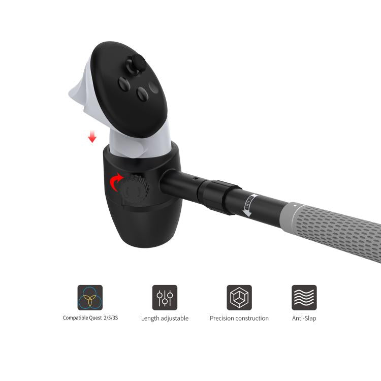 For Meta Quest 3S / 3 / 2 DOBE TY-3881 Handle Golf Club Universal Sports Club Grip - VR Accessories by buy2fix | Online Shopping UK | buy2fix