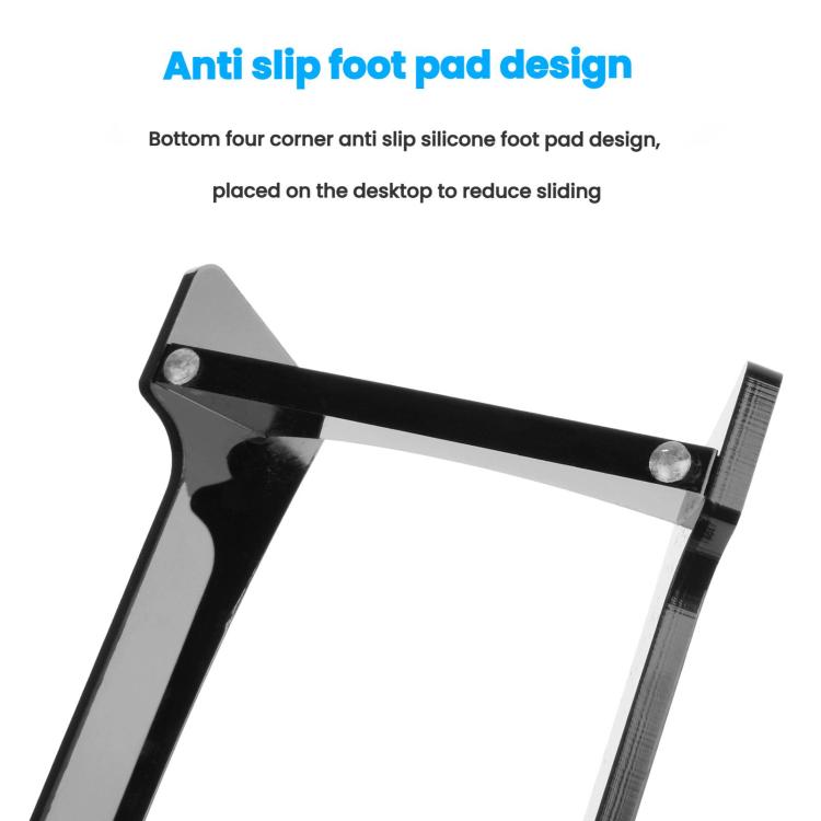 TXESIGN For JBL Charge 5/Charge 6 Desktop Speaker Stand Storage Base(Transparent) - Speaker Bracket by TXESIGN | Online Shopping UK | buy2fix