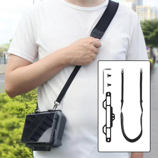 For DJI RC Pro 2 Remote Controller CQT Strap Buckle Holder Aluminum Alloy Hook With Shoulder Strap - Others by CQT | Online Shopping UK | buy2fix