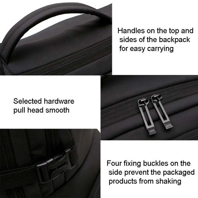 For DJI Mavic 4 Pro Fly More Combo / Creator Combo Backpack 15-inch Laptop Bag(Black) - Backpacks & Bags by buy2fix | Online Shopping UK | buy2fix