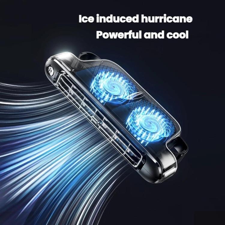 Car Rear Seat USB Plug-in Dual Turbine Silent Bladeless Electric Fan(CF04 Brown) - Heating & Fans by buy2fix | Online Shopping UK | buy2fix