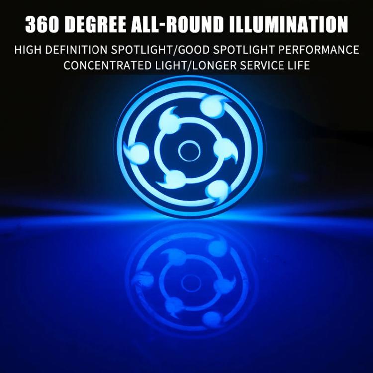 Highlight Motorcycle Rotating Brake Lights LED Tail Lights Modified Car Lights, Style: Million Flowers(Blue) - Signal Lights by buy2fix | Online Shopping UK | buy2fix