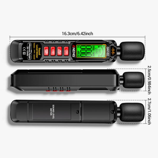 ANENG Sound Decibel Tester Volume Sound Level Noise Meter(No Battery) - Light & Sound Meter by ANENG | Online Shopping UK | buy2fix