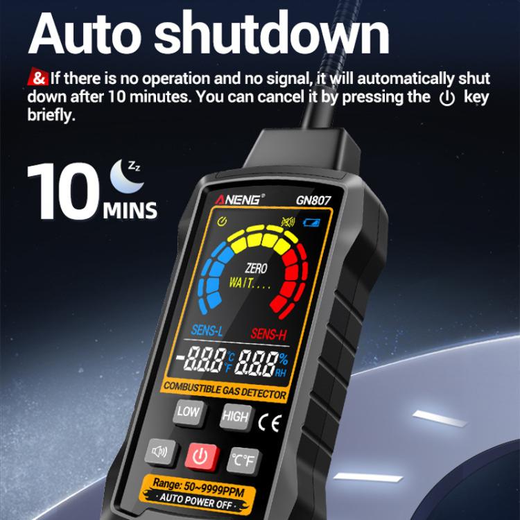 ANENG Digital Display Combustible Gas Leak Detector(GN807) - Gas Monitor by ANENG | Online Shopping UK | buy2fix