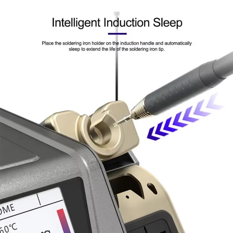 GVM H3 Smart 3 In 1 Electric Welding Station Mainboard Soldering Iron Smartphone Repair Smart Constant Temperature Soldering Iron US Plug - Electric Soldering Iron by GVM | Online Shopping UK | buy2fix