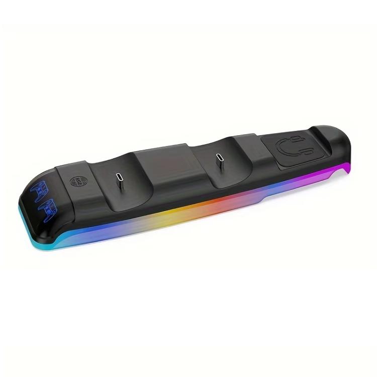 For PS5 Slim DOBE TP5-3597 Host Top Handle Charger(Black) - Charger & Power by DOBE | Online Shopping UK | buy2fix