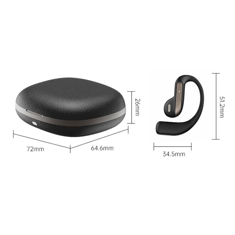 164 Languages Simultaneous Interpretation Intelligent Bluetooth Earphones(Black) - by buy2fix | Online Shopping UK | buy2fix