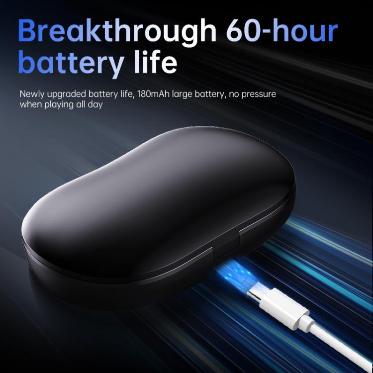 144 Languages AI Smart Translation Bluetooth Earphones With Digital Display Charging Case(White) - by buy2fix | Online Shopping UK | buy2fix