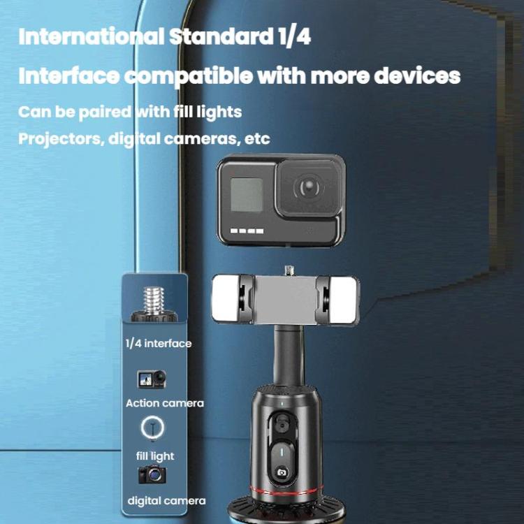Smart AI Face Recognition Panoramic Tracking Anti-Shake Mobile Phone Gimbal(Q02 With Dual Fill Lights + Remote Control) - Handheld Gimbals by buy2fix | Online Shopping UK | buy2fix