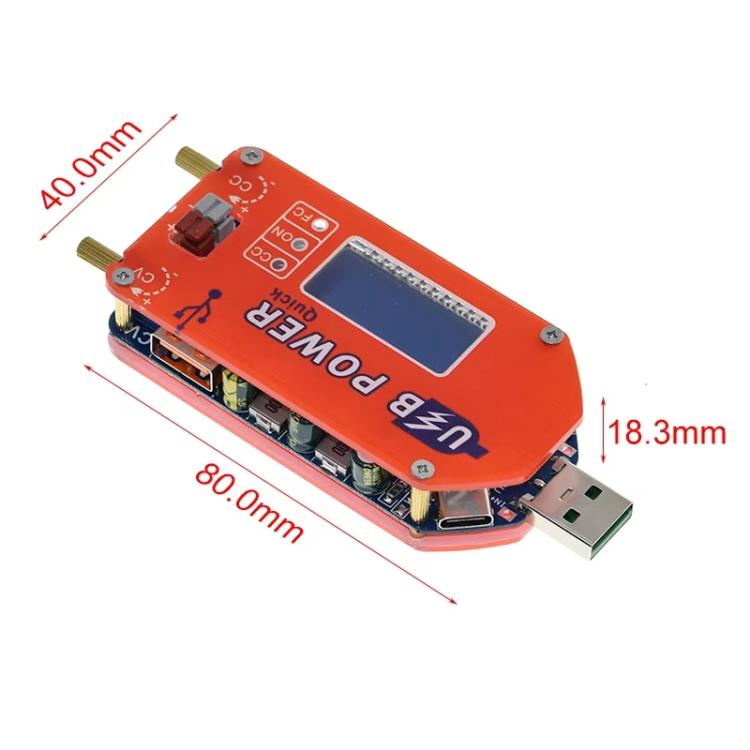 DP3A USB 15W Adjustable Power Supply Module LCD Display Mobile Boost Cable - Other Accessories by buy2fix | Online Shopping UK | buy2fix