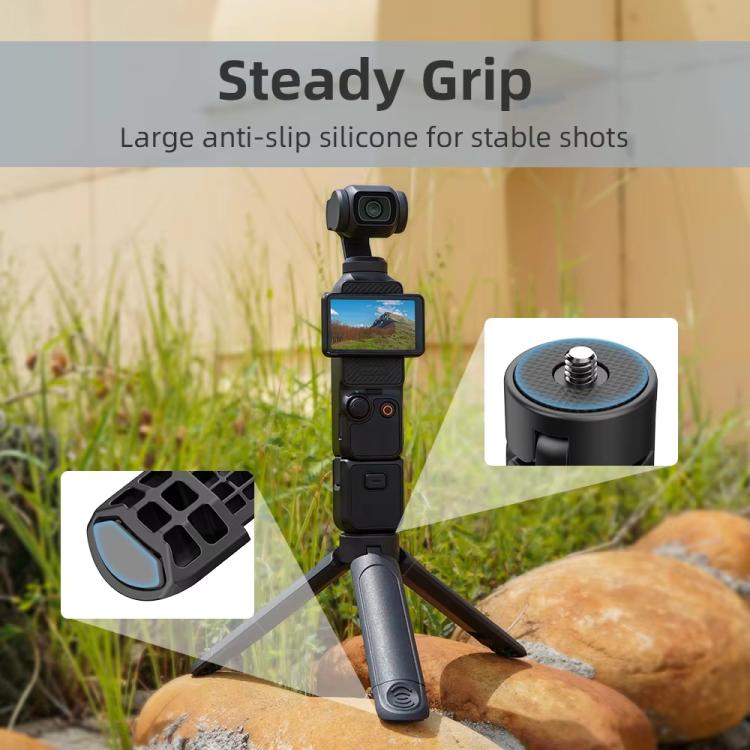 Flymile Extendable Mini Tripod With 1/4-Inch Screw For Action Cameras Phone Clip Set - Mount & Holder by Flymile | Online Shopping UK | buy2fix