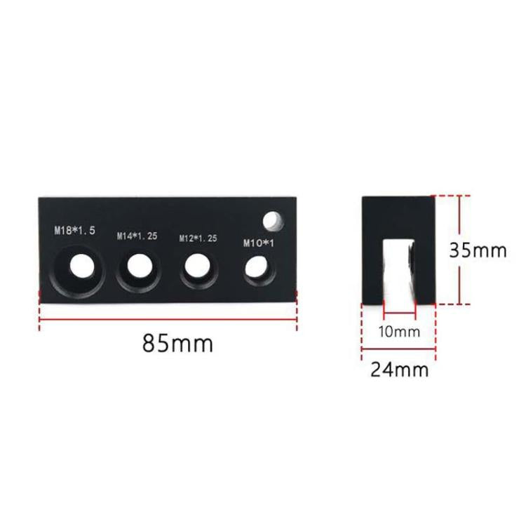 10/12/14/18mm Universal Threaded Spark Plug Tool(Red) - Engine Repair Tools by buy2fix | Online Shopping UK | buy2fix