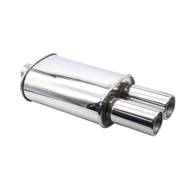 Automobile Exhaust Pipe Stainless Steel Modified Universal Straight-row Tail Drum(XH-EP052-SL) - Exhaust Pipes by buy2fix | Online Shopping UK | buy2fix