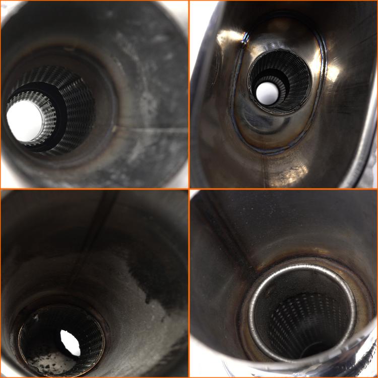 Automobile Exhaust Pipe Stainless Steel Modified Universal Straight-row Tail Drum(XH-EP052-SL) - Exhaust Pipes by buy2fix | Online Shopping UK | buy2fix