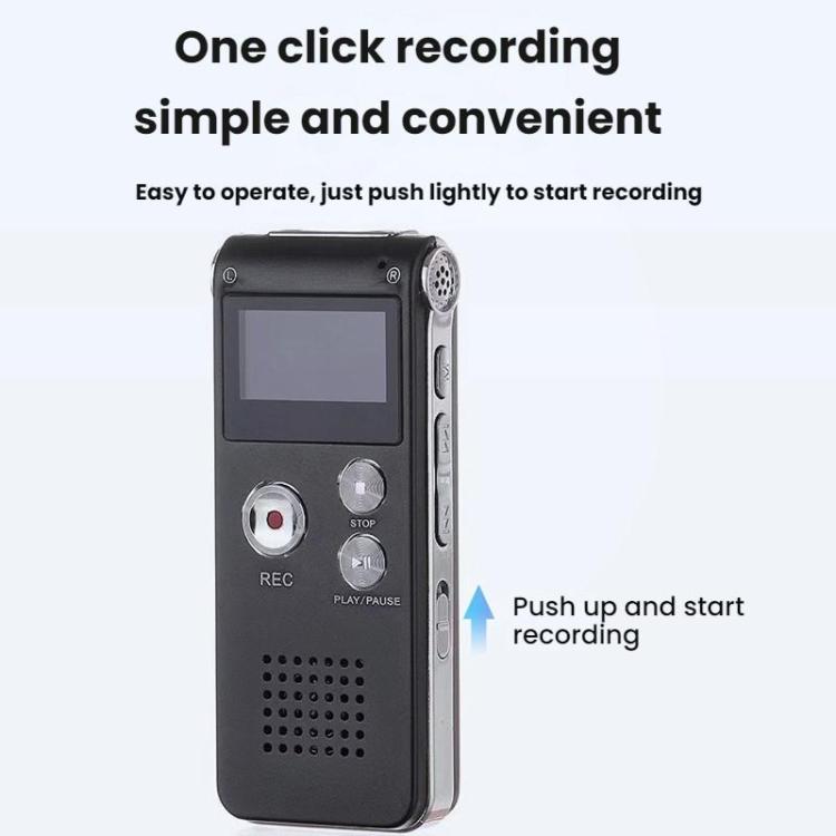 High-Definition Noise Reduction Control Ultra-Long Standby Conference Recorder, Size: 64GB(Royal Blue) - Recording Pen by buy2fix | Online Shopping UK | buy2fix