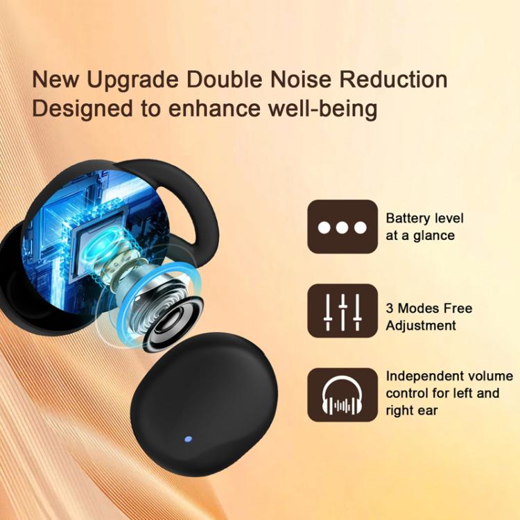 APP Smart Self-Fitting 32-Channel In-Ear Hearing Amplifier for Seniors with Charging Case Noise Reduction & Comfort Fit - Hearing Aids by buy2fix | Online Shopping UK | buy2fix