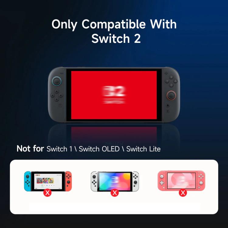 For Nintendo Switch 2 Joy-Con EasySMX Charging Dock with Adjustable Kickstand Dual Controller Charger Station(Black) - Charger & Power by EasySMX | Online Shopping UK | buy2fix