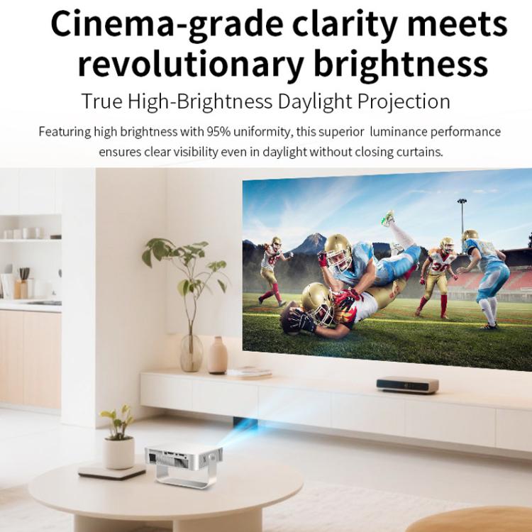 360 Degree Wireless Micro Android Projector(UK Plug) - LED Projector by buy2fix | Online Shopping UK | buy2fix