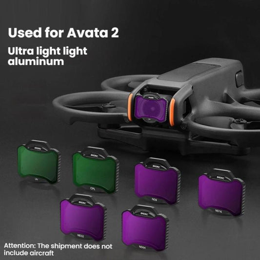 For DJI Avata 2 BRDRC Aluminum Frame Filter Accessories, Specification: ND32 - Lens Filter by BRDRC | Online Shopping UK | buy2fix