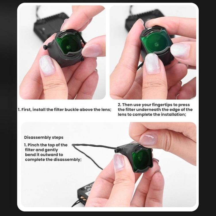 For DJI O4 Air Unit Pro BRDRC Filter Accessories, Specification: ND16 - Spark Lens Filter by BRDRC | Online Shopping UK | buy2fix
