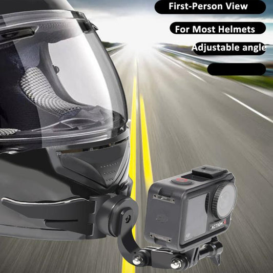 360-degree Rotatable Helmet Chin Mount for GoPro HERO/Insta360/DJI Osmo Action POV Camera Mount - Helmet Mount by buy2fix | Online Shopping UK | buy2fix