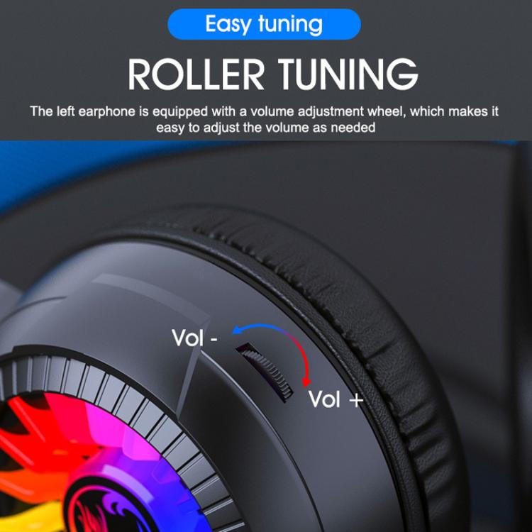 iMICE HD-490 Colorful Light 3.5mm Glowing Headphones Computer Esports Wired Gaming Headset With Microphone - Multimedia Headset by iMICE | Online Shopping UK | buy2fix