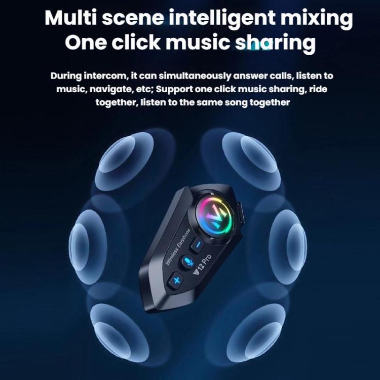 Motorcycle Helmet Waterproof Noise-reducing Headset(Hard Mic) - Motorcycle Walkie Talkie by buy2fix | Online Shopping UK | buy2fix