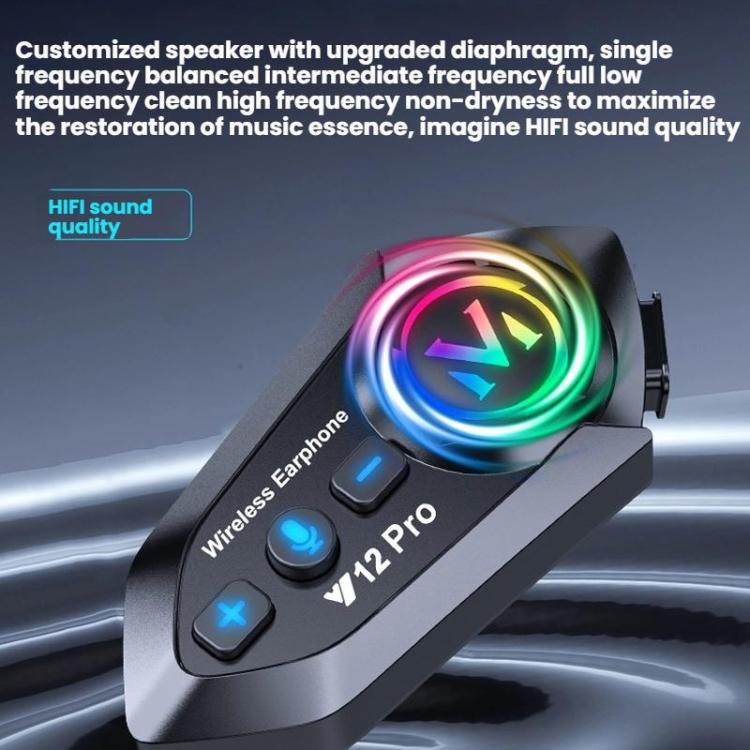 Motorcycle Helmet Waterproof Noise-reducing Headset(Hard Mic) - Motorcycle Walkie Talkie by buy2fix | Online Shopping UK | buy2fix