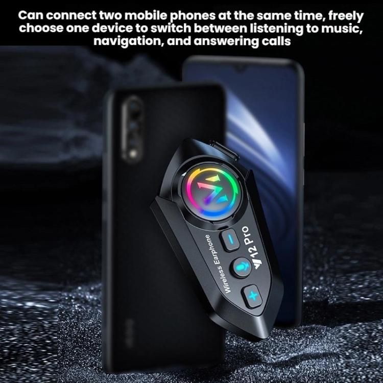 Motorcycle Helmet Waterproof Noise-reducing Headset(Soft Mic) - Motorcycle Walkie Talkie by buy2fix | Online Shopping UK | buy2fix