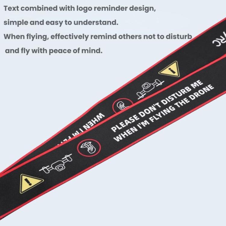 For DJI MINI 4 PRO/Mavic 3/AIR 3/NEO BRDRC Remote Control Widened Lanyard(Red Edge) - Others by BRDRC | Online Shopping UK | buy2fix