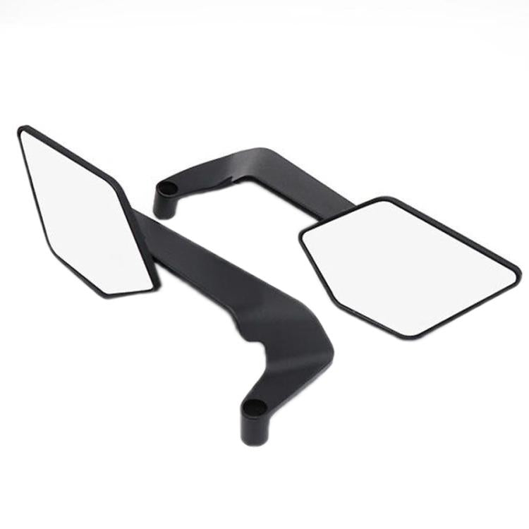 Motorcycle Universal Aluminum Alloy Wind Wing Rearview Mirror, Color: White Mirror - Side Mirrors by buy2fix | Online Shopping UK | buy2fix