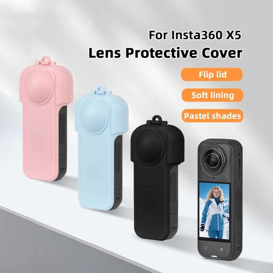 For Insta360 X5 Flymile Lens & Screen Protective Cover Anti-Scratch Gimbal Guard Shield(Black) - Case & Bags by Flymile | Online Shopping UK | buy2fix