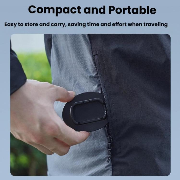 For Insta360 X5 Flymile Anti-Slip Base Plastic Desktop Stand Stable Camera Holder(Black) - Mount & Holder by Flymile | Online Shopping UK | buy2fix