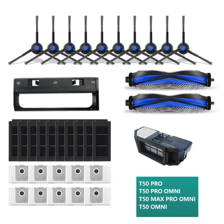 3pcs Fliter For Ecovacs Deebot T50 PRO / T50 PRO OMNI / T50 MAX PRO OMNI / T50 OMNI Replacement Parts - For ECOVACS Accessories by buy2fix | Online Shopping UK | buy2fix