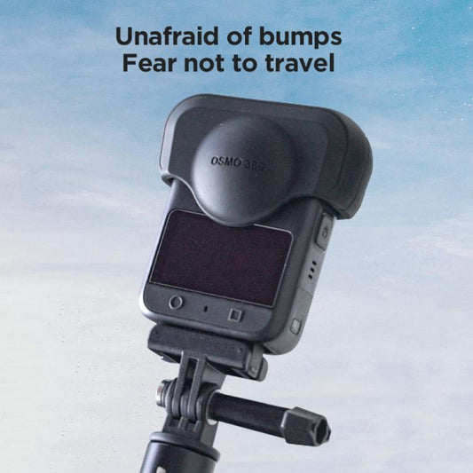 For DJI Osmo 360 Action Camera CYNOVA Silicone Lens Cap Shockproof Anti-Scratch Protective Case(Black) - Other by CYNOVA | Online Shopping UK | buy2fix