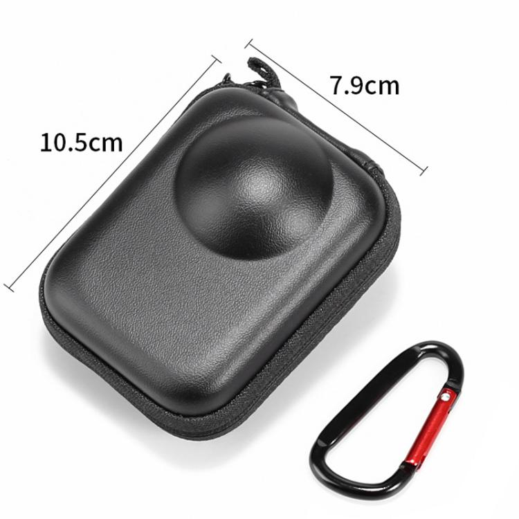 For DJI Osmo 360 Carrying Case EVA Hard Shell Protective Bag with Carabiner Clip(Black) - Case & Bags by buy2fix | Online Shopping UK | buy2fix