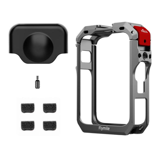 For DJI Osmo 360 Flymile Dual Cold Shoe Metal Quick-Release Cage With Lens C(FLY042_1) - Protection Frame by Flymile | Online Shopping UK | buy2fix