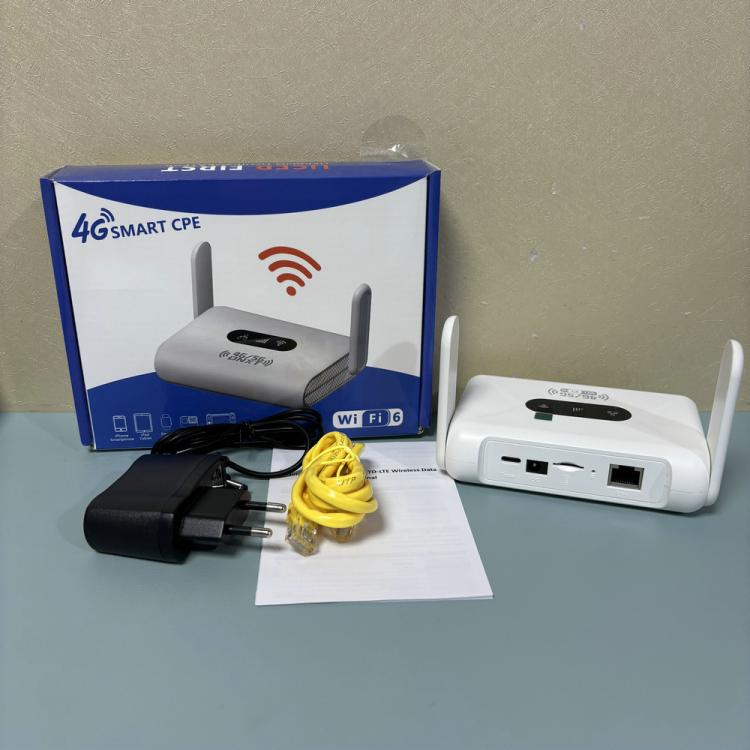 European/Asian /African Edition 4G Mini CPE Wireless SIM Card Router Portable WiFi Hotspot, EU Plug(White) - Wireless Routers by buy2fix | Online Shopping UK | buy2fix