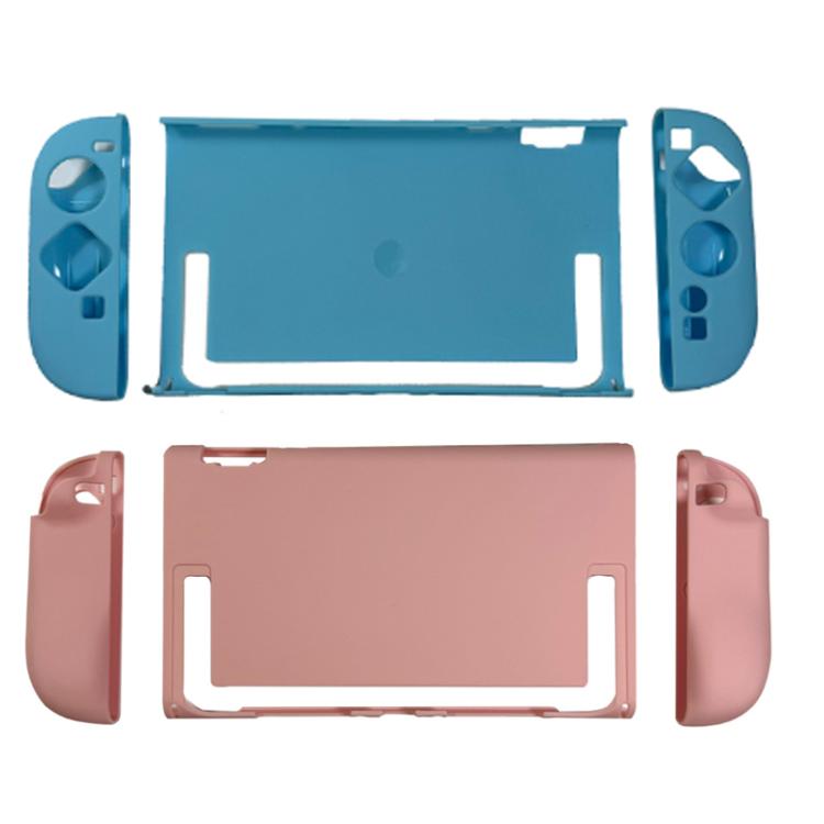 For Nintendo Switch 2 & Joy-Con Split Design Shell Plastic Protective Case With Kickstand Access(Pink) - Cases by buy2fix | Online Shopping UK | buy2fix