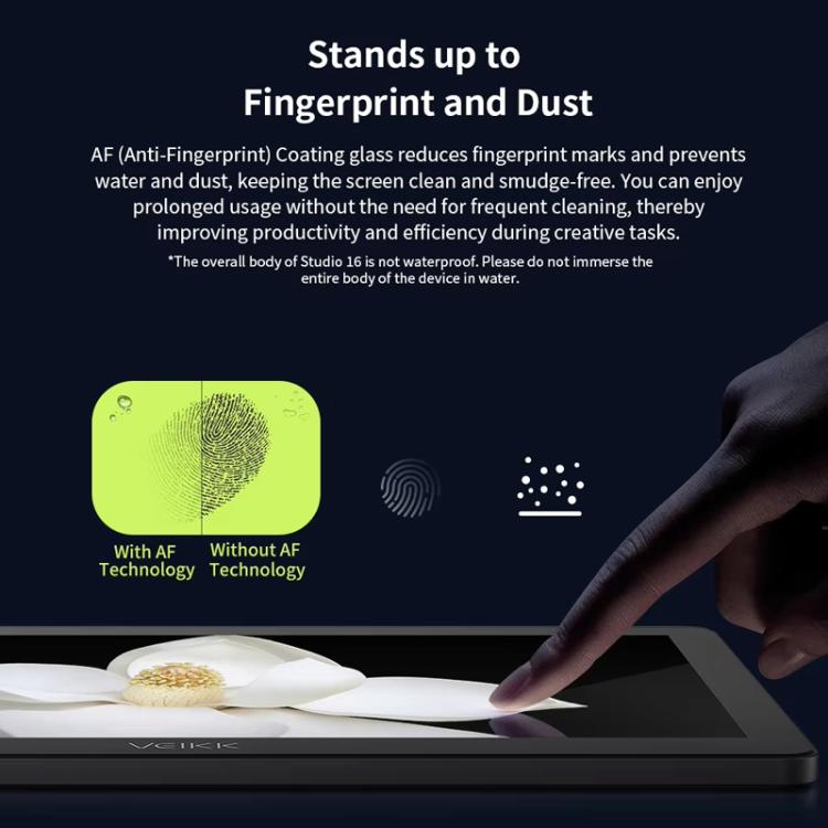 VEIKK VK1600 15.6 Inch Digital Drawing Screen Electronic Drawing Screen Compatible With Mobile Phone(Black) - by VEIKK | Online Shopping UK | buy2fix