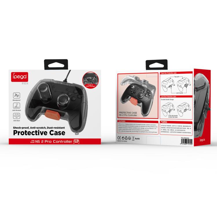 For Nintendo Switch 2 Pro ipega Controller Protective Hard Case Dustproof Storage Box with Charging Port Access - Cases by ipega | Online Shopping UK | buy2fix